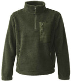 Ravine Unisex 1/4 Zip Borg Fleece