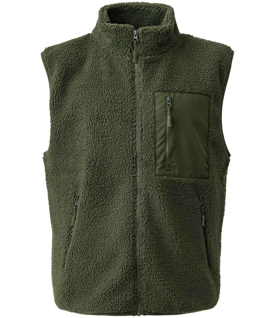 Ravine Unisex Gilet Borg Fleece