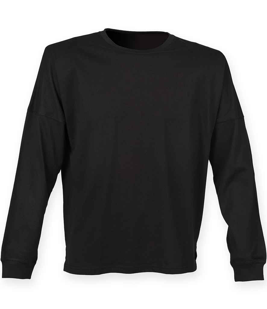 SF Clothing Drop Shoulder Slogan Top