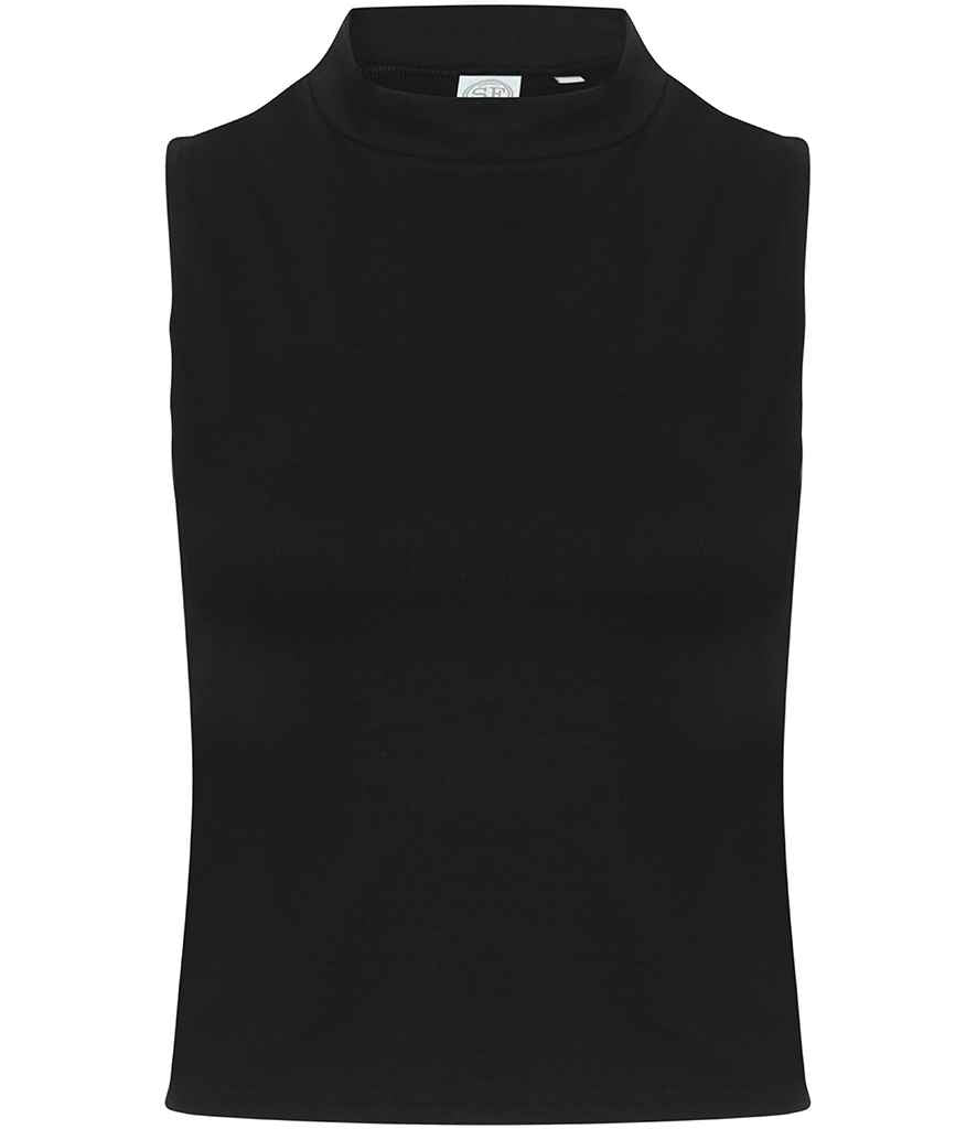 SF Clothing High Neck Crop Vest