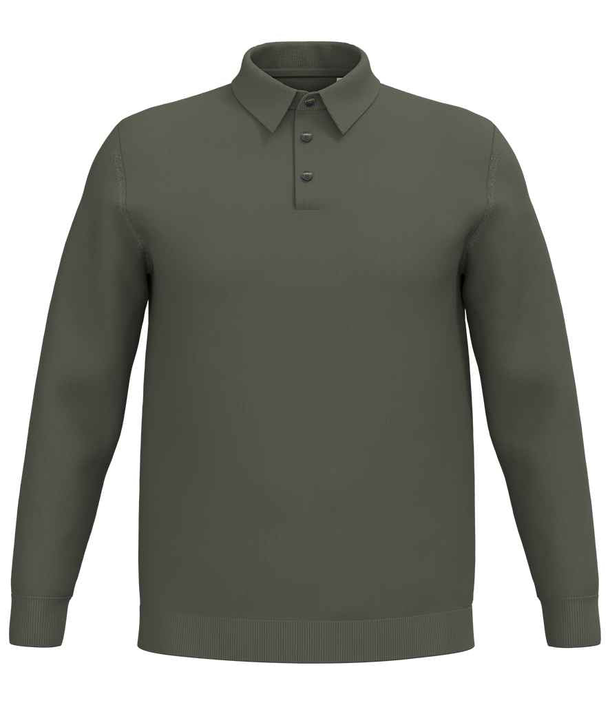 Spasso Knitted L/S Polo Shirt