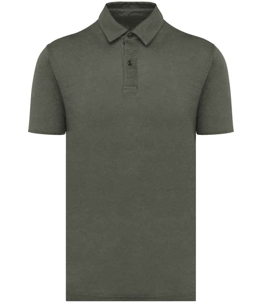 Spasso Eco-Friendly Knitted Linen Polo