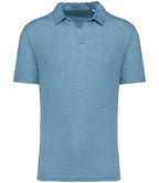 Spasso Linen Polo Shirt