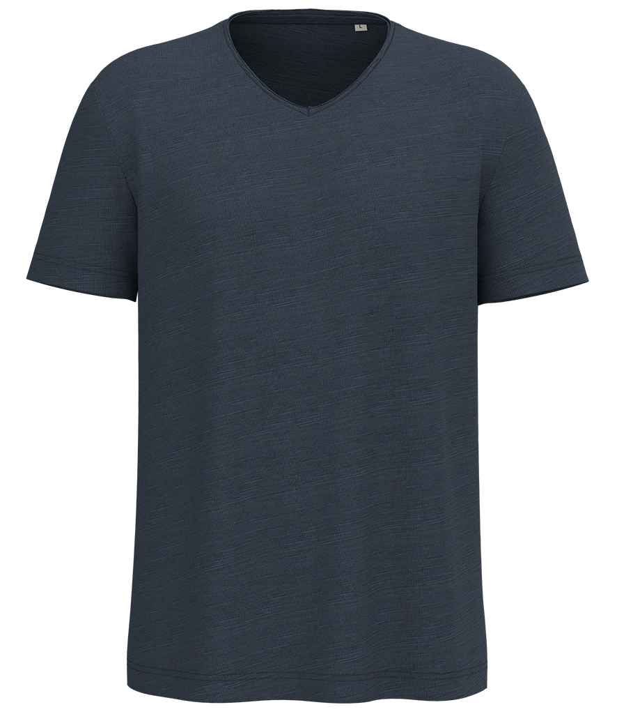 Spasso D/S Raw Edge Collar Slub T-Shirt
