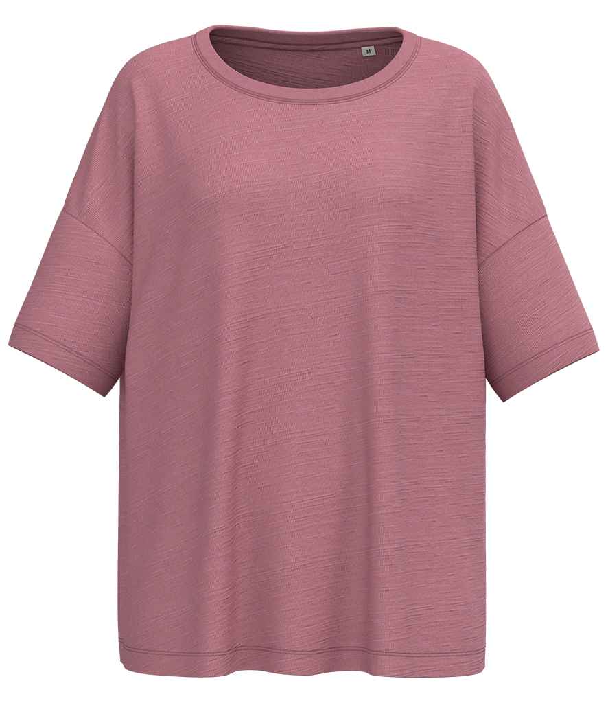 Spasso Lds Oversized Slub T-Shirt