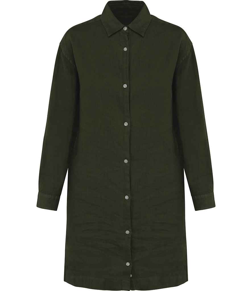 Spasso Lds. Linen Dress Shirt