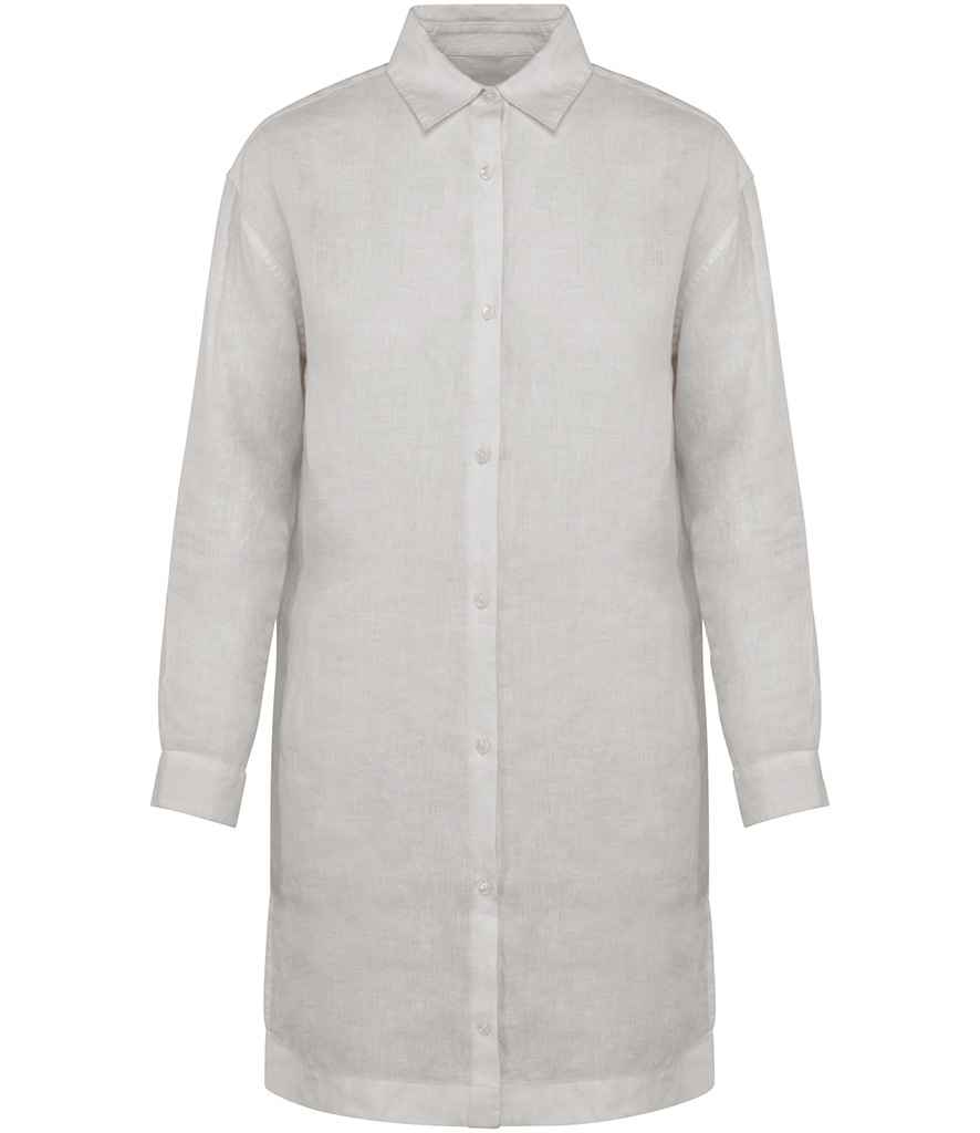Spasso Lds. Linen Dress Shirt