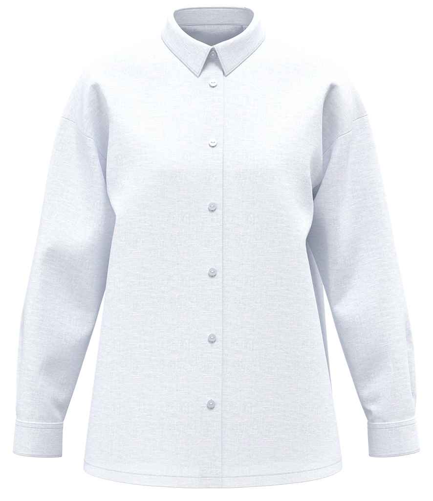Spasso Lds. Oversized Linen Shirt