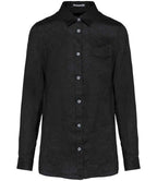Spasso Lds L/S Linen Shirt