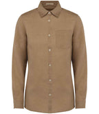 Spasso Lds L/S Linen Shirt