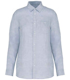 Spasso Lds L/S Linen Shirt