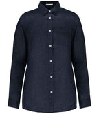 Spasso Lds L/S Linen Shirt