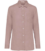 Spasso Lds L/S Linen Shirt