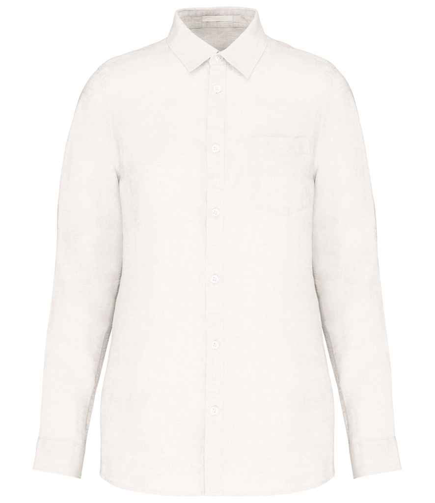 Spasso Lds L/S Linen Shirt