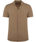 Spasso Jersey S/S Bowling Collar Shirt