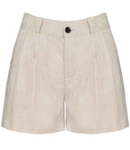 Spasso Lds. Linen Bermuda Shorts