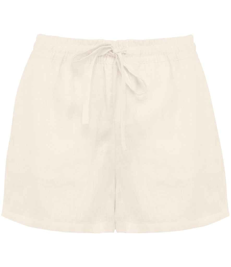 Spasso Lds. Eco-Friendly Linen Shorts