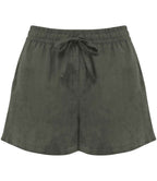 Spasso Lds. Eco-Friendly Linen Shorts