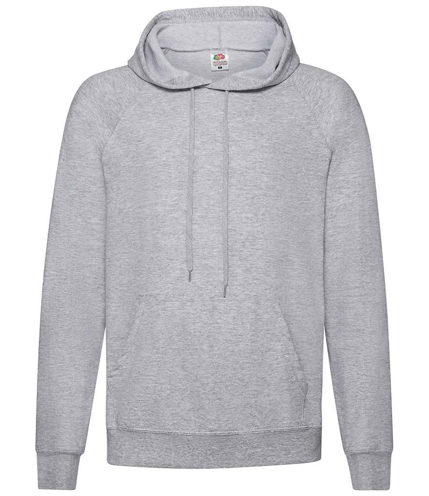 Fruit Loom L/weight Hooded Sweat