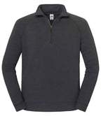 Fruit Loom Iconic Premium Zip Neck Sweat