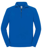 Fruit Loom Iconic Premium Zip Neck Sweat