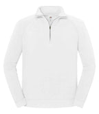 Fruit Loom Iconic Premium Zip Neck Sweat