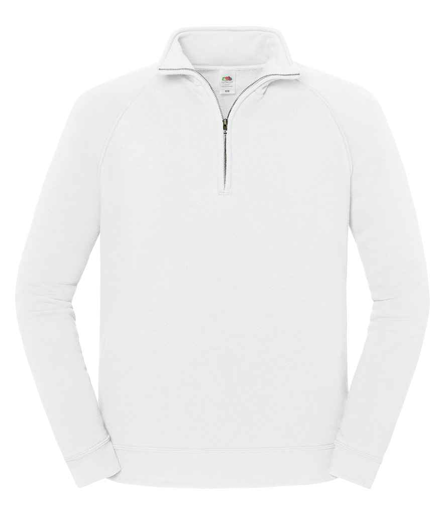 Fruit Loom Iconic Premium Zip Neck Sweat