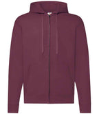 Fruit Loom Zip Hooded Sweat.