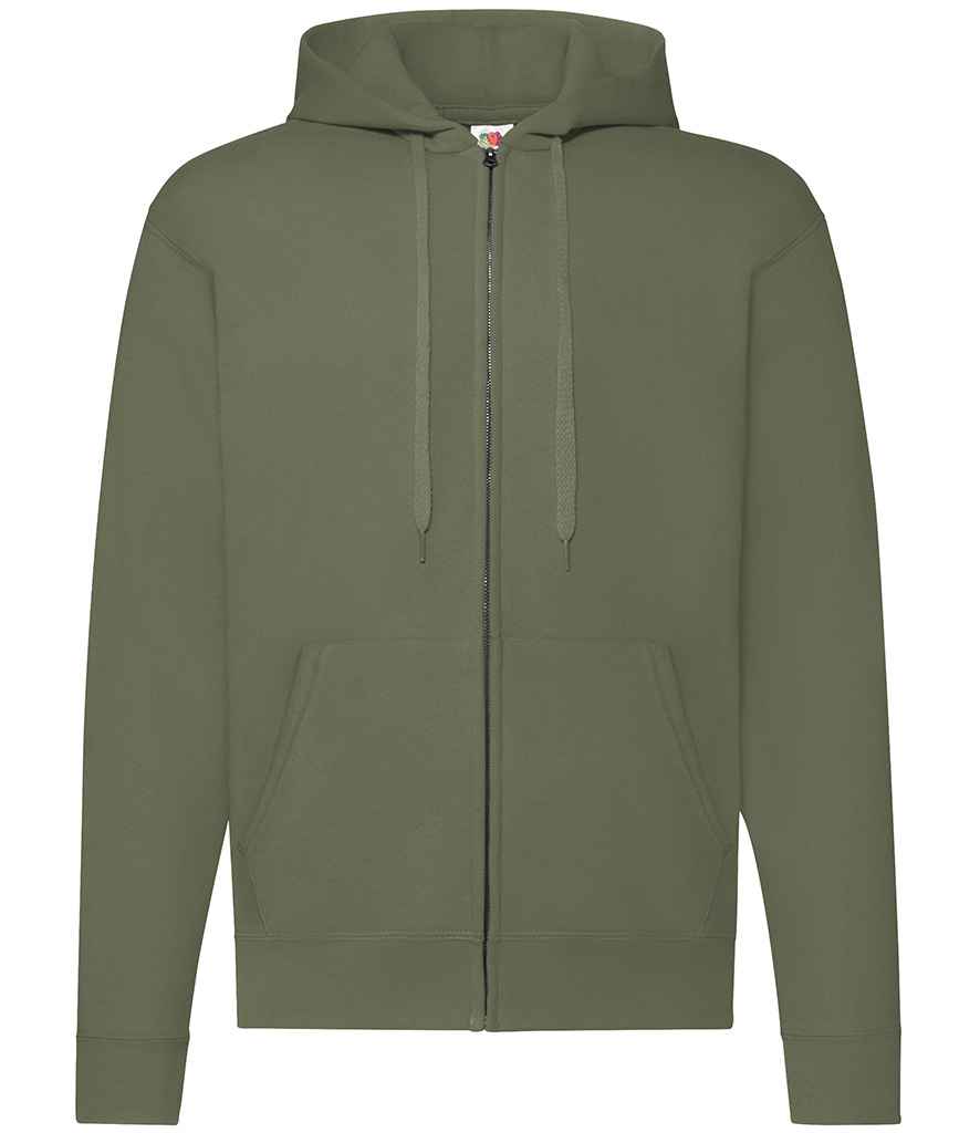 Fruit Loom Zip Hooded Sweat.
