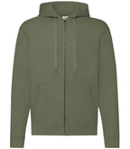 Fruit Loom Zip Hooded Sweat.