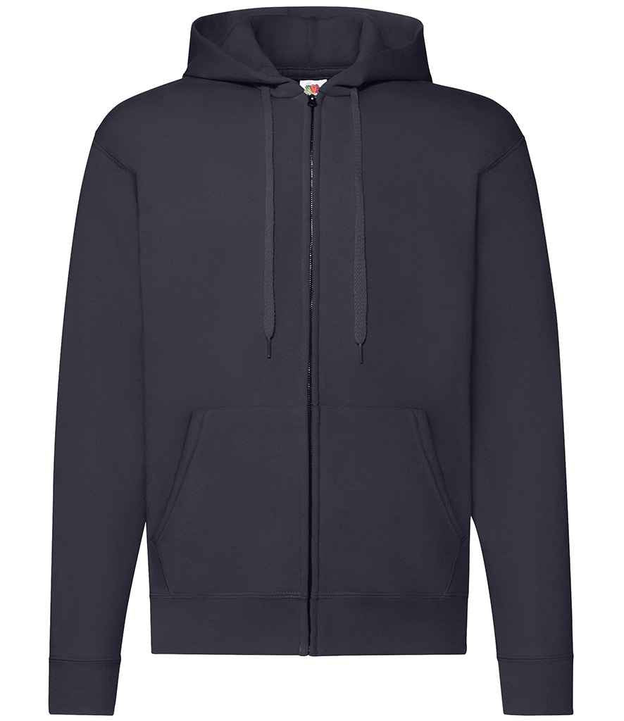 Fruit Loom Zip Hooded Sweat.