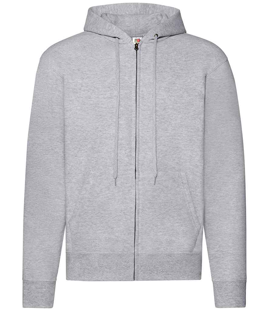 Fruit Loom Zip Hooded Sweat.