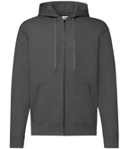 Fruit Loom Zip Hooded Sweat.