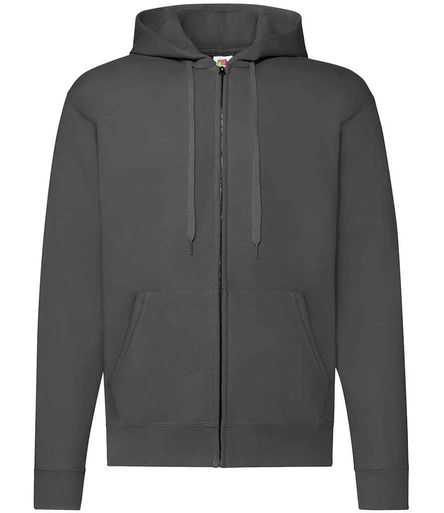 Fruit Loom Zip Hooded Sweat.