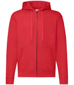 Fruit Loom Zip Hooded Sweat.