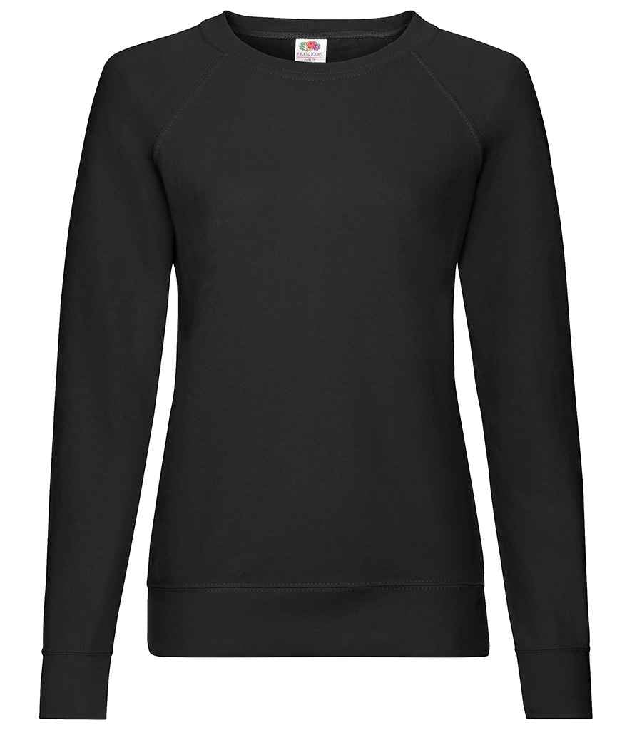 Fruit Loom Lds L/weight Raglan Swt