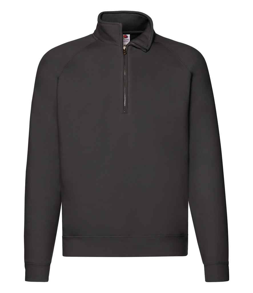 Fruit Loom Premium Zip Neck Swt