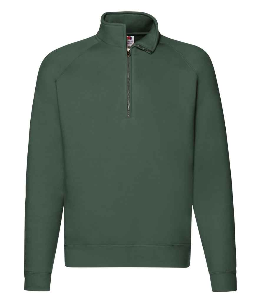 Fruit Loom Premium Zip Neck Swt