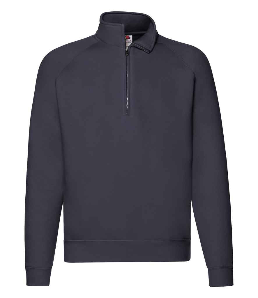 Fruit Loom Premium Zip Neck Swt