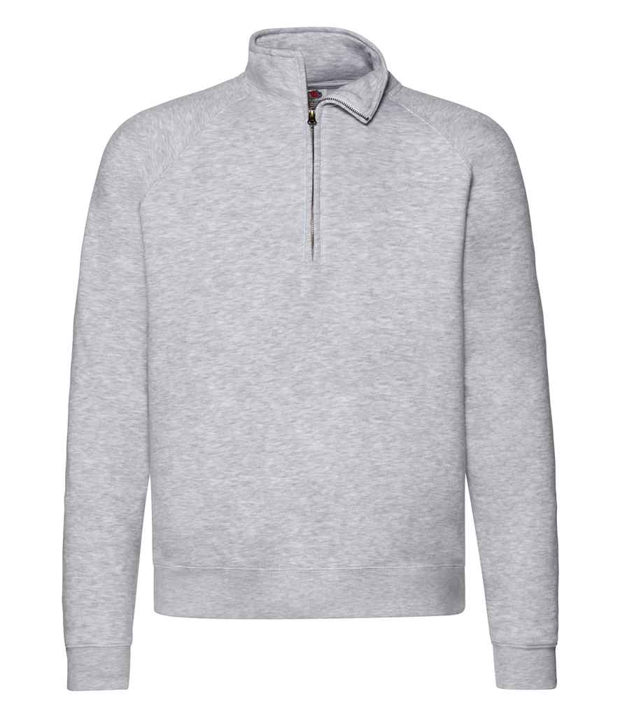 Fruit Loom Premium Zip Neck Swt