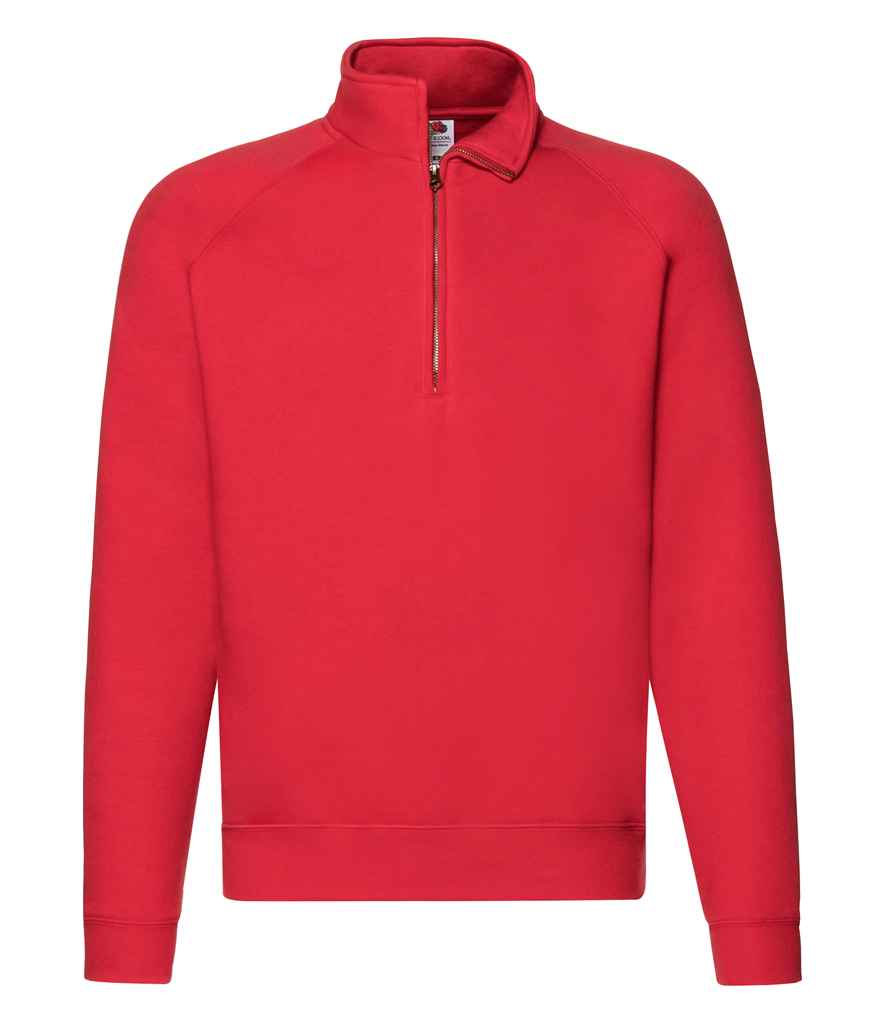 Fruit Loom Premium Zip Neck Swt