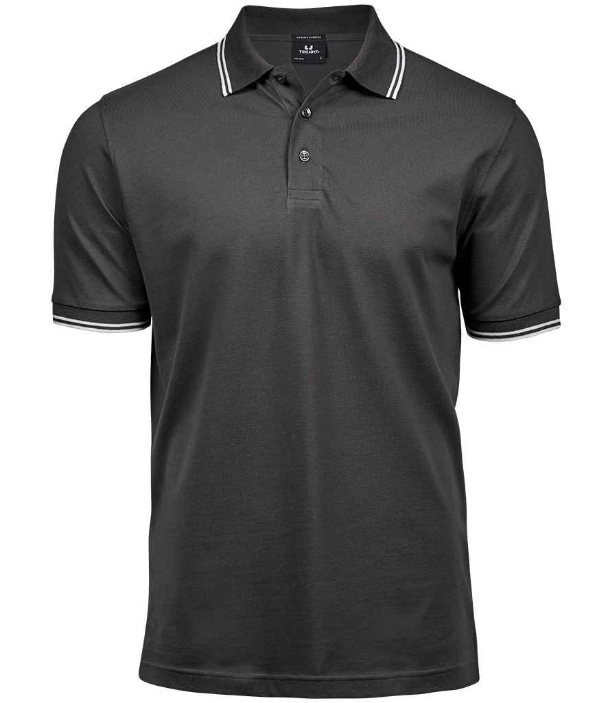 Tee Jays Luxury Stretch Stripe Polo