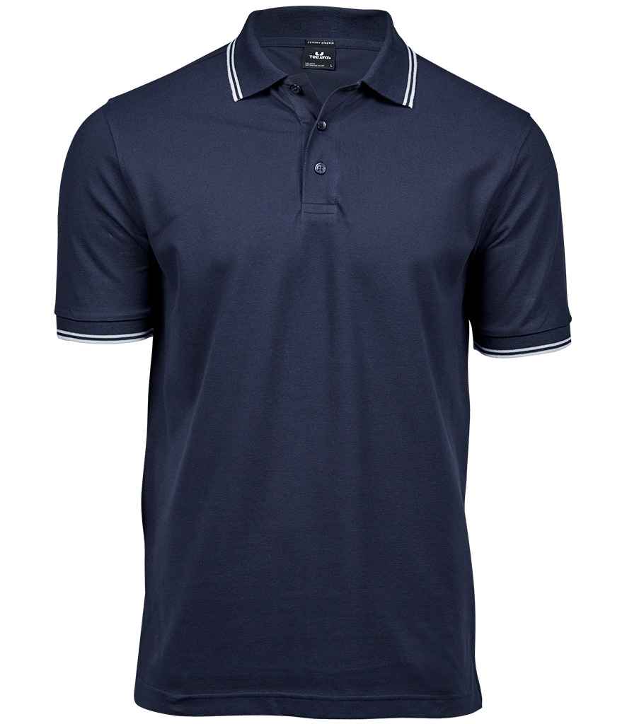 Tee Jays Luxury Stretch Stripe Polo