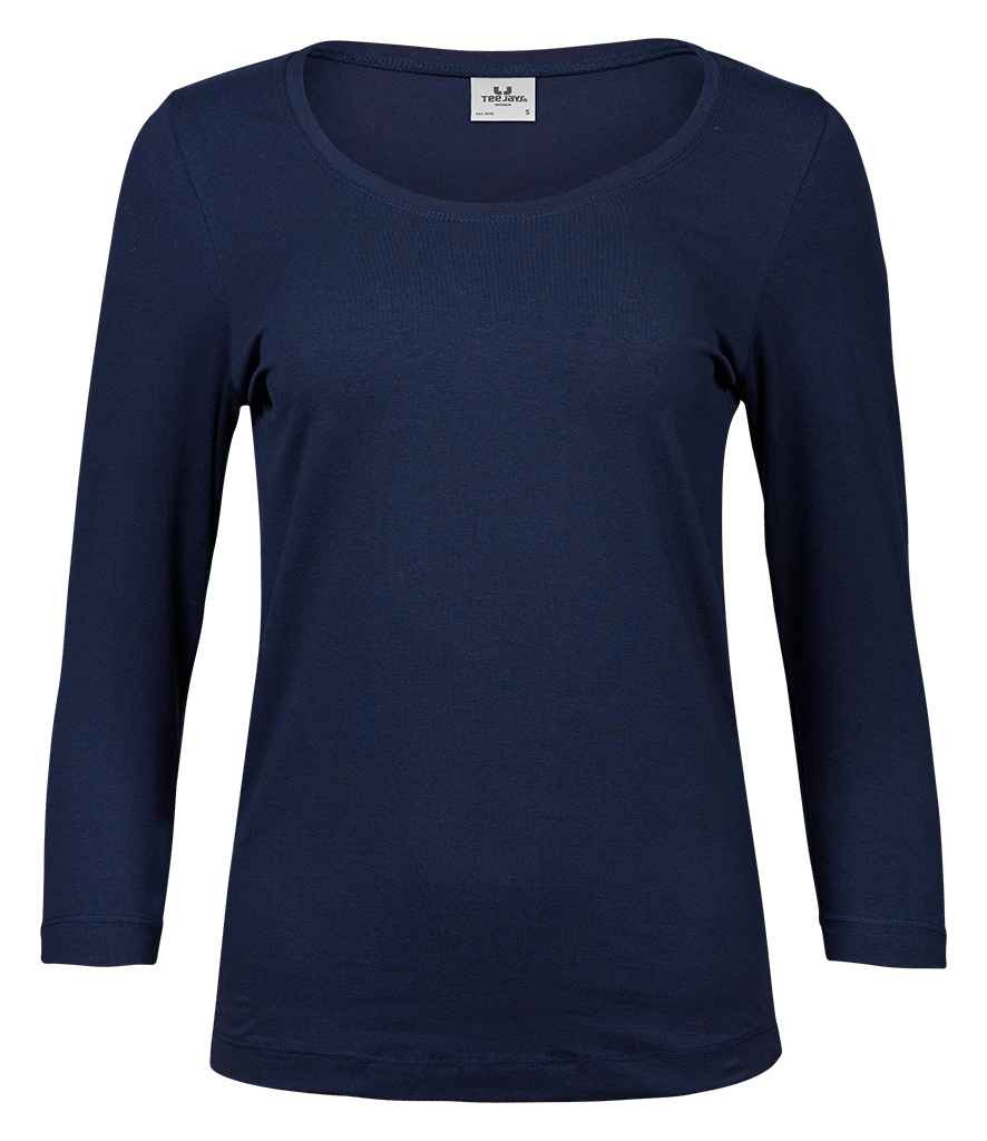 Tee Jays Ladies Stretch 3/4 Slv Tee