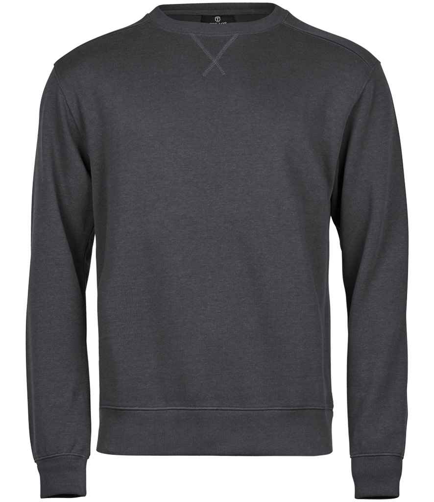 Tee Jays Ribbed Interlock Crew Neck