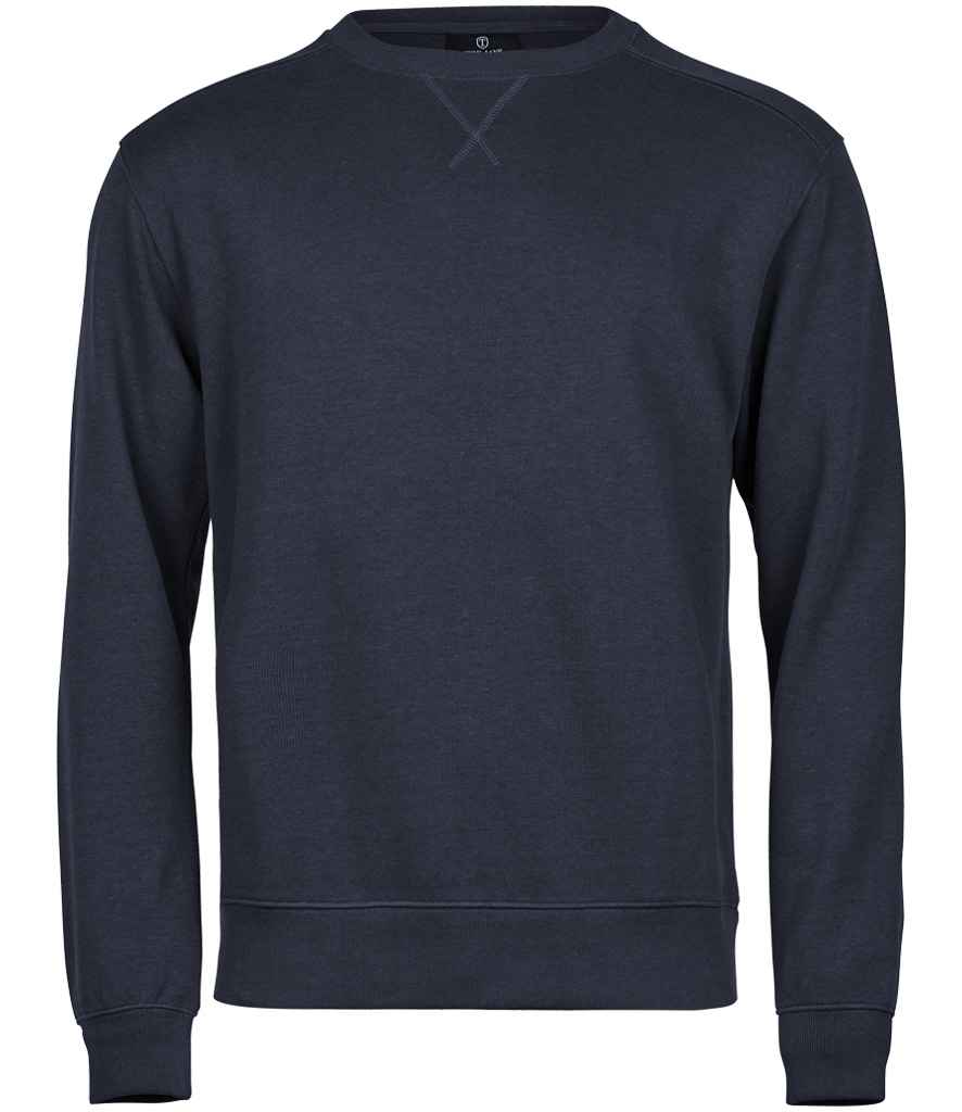 Tee Jays Ribbed Interlock Crew Neck