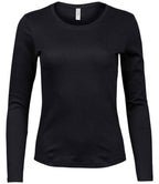 Tee Jays Lds L/S Interlock Tee