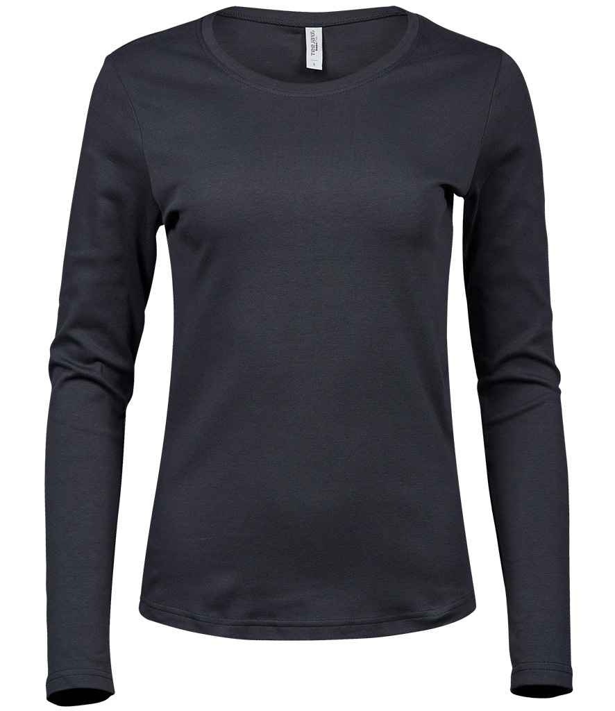 Tee Jays Lds L/S Interlock Tee