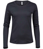 Tee Jays Lds L/S Interlock Tee