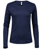 Tee Jays Lds L/S Interlock Tee